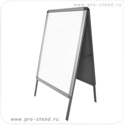 Штендер двухсторонний с защелкивающимся алюминиевым профилем